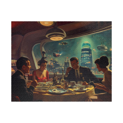 Nostalgic Tomorrow, Dinner in Space (Jigsaw Puzzle)