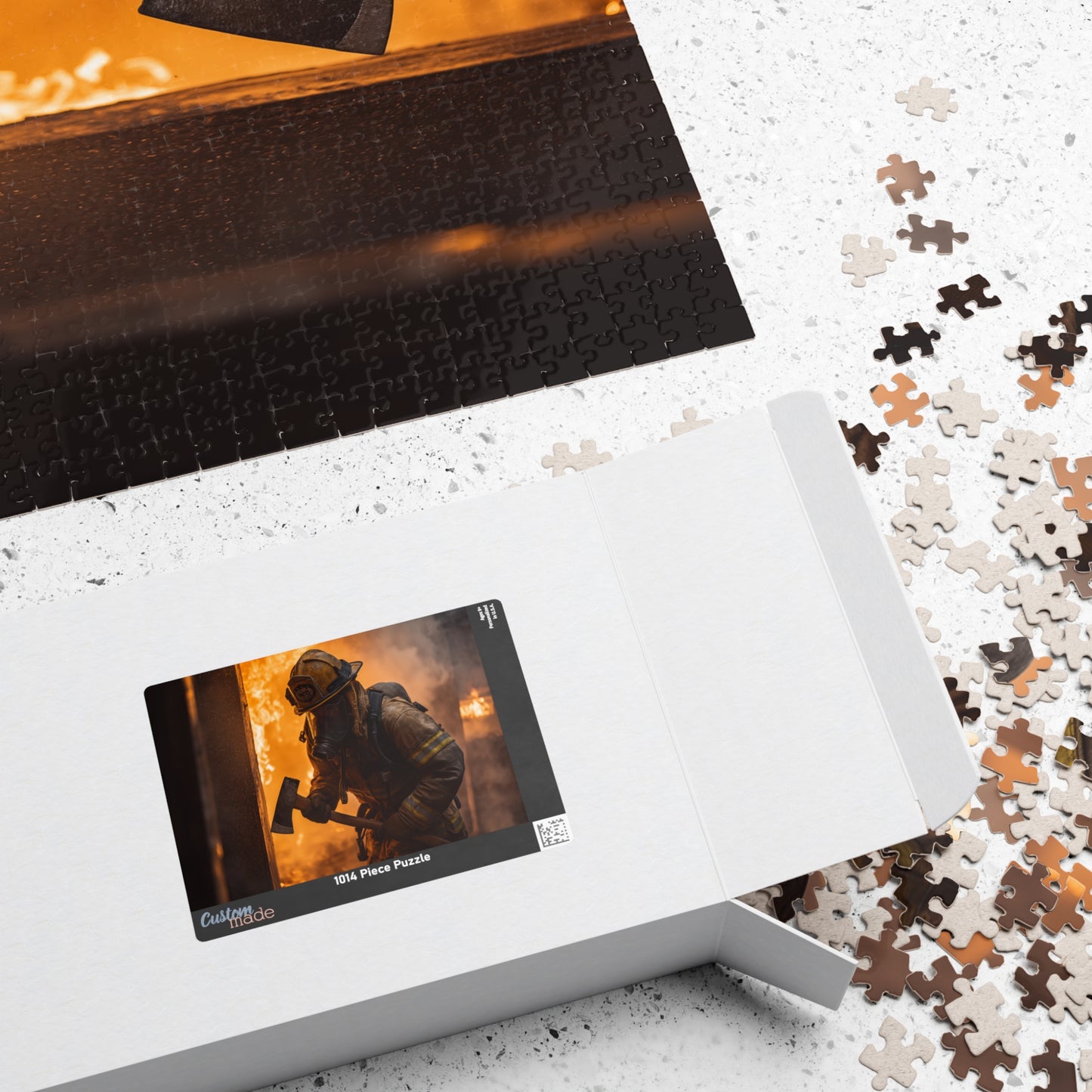 Smoke and Valor, Warrior of the Ember (Jigsaw Puzzle)