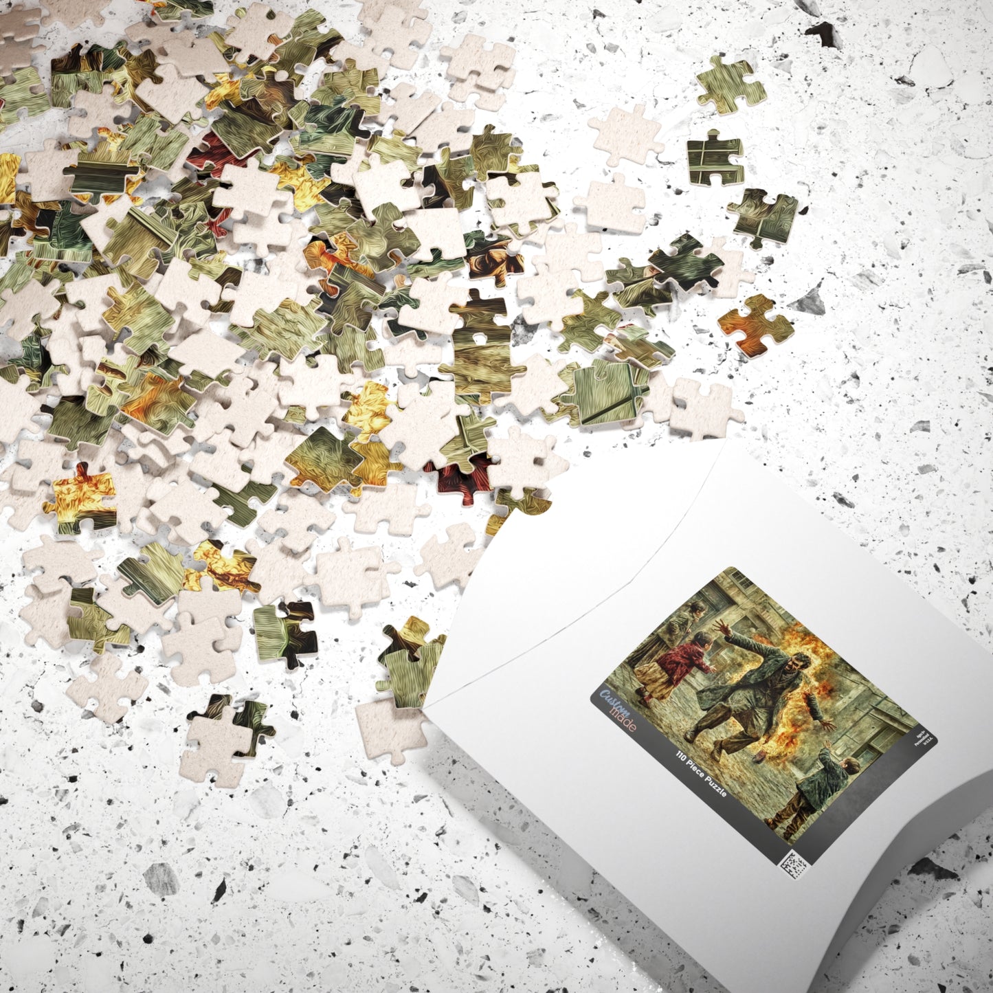 Spontaneous Combustion, A Street Show (Jigsaw Puzzle)