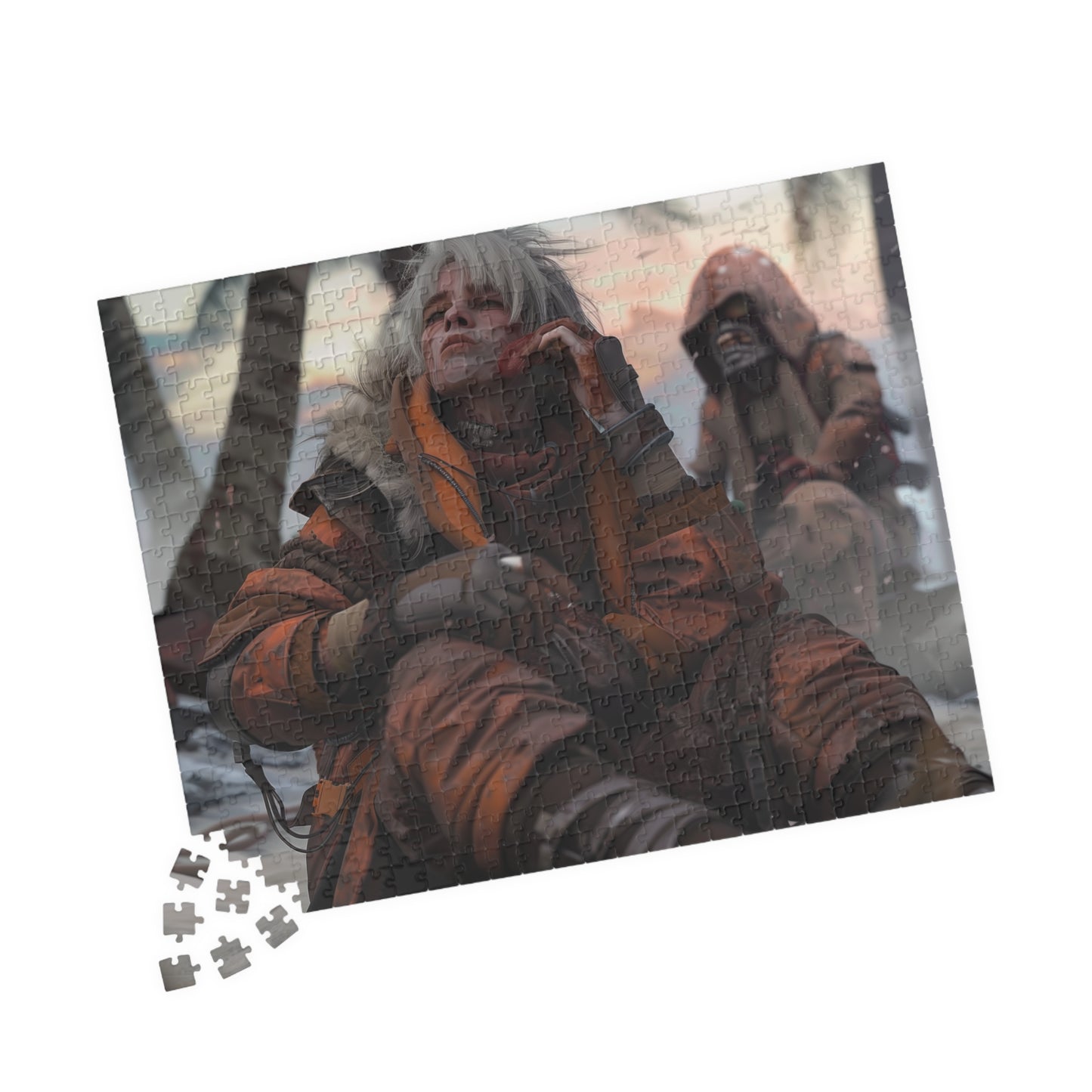 Wasteland Sustenance, A Scavenger's Lunch (Jigsaw Puzzle)