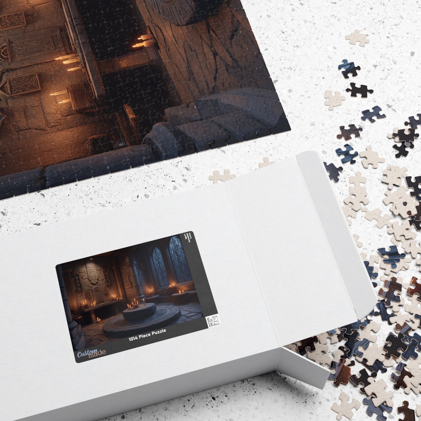 Stone and Candlelight, Dream of the Past (Jigsaw Puzzle)