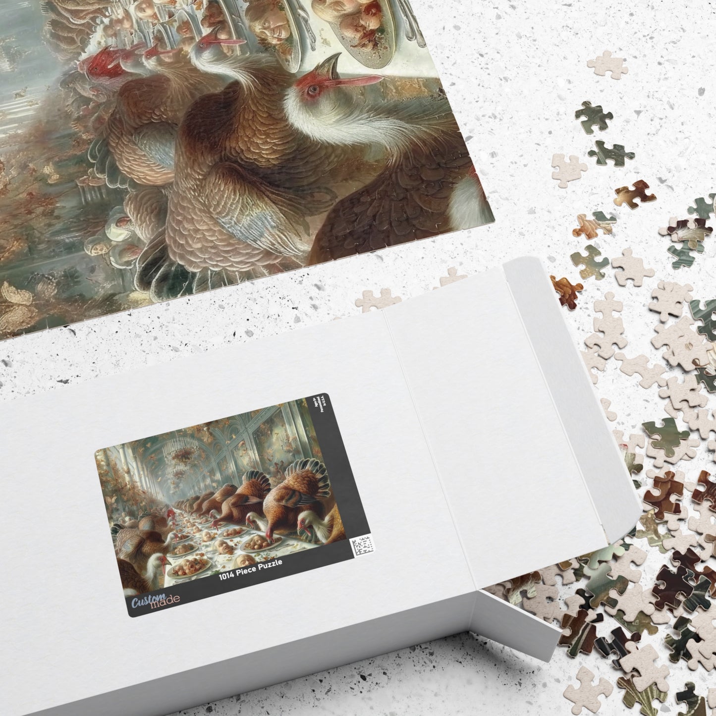 Grand Thanksgiving Feast, Gobble Gobble (Jigsaw Puzzle)