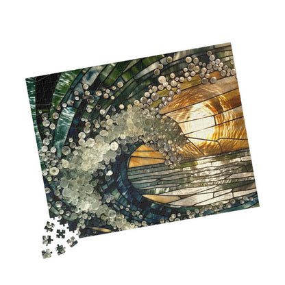 Ephemeral Splash, Frozen in Glass (Jigsaw Puzzle)