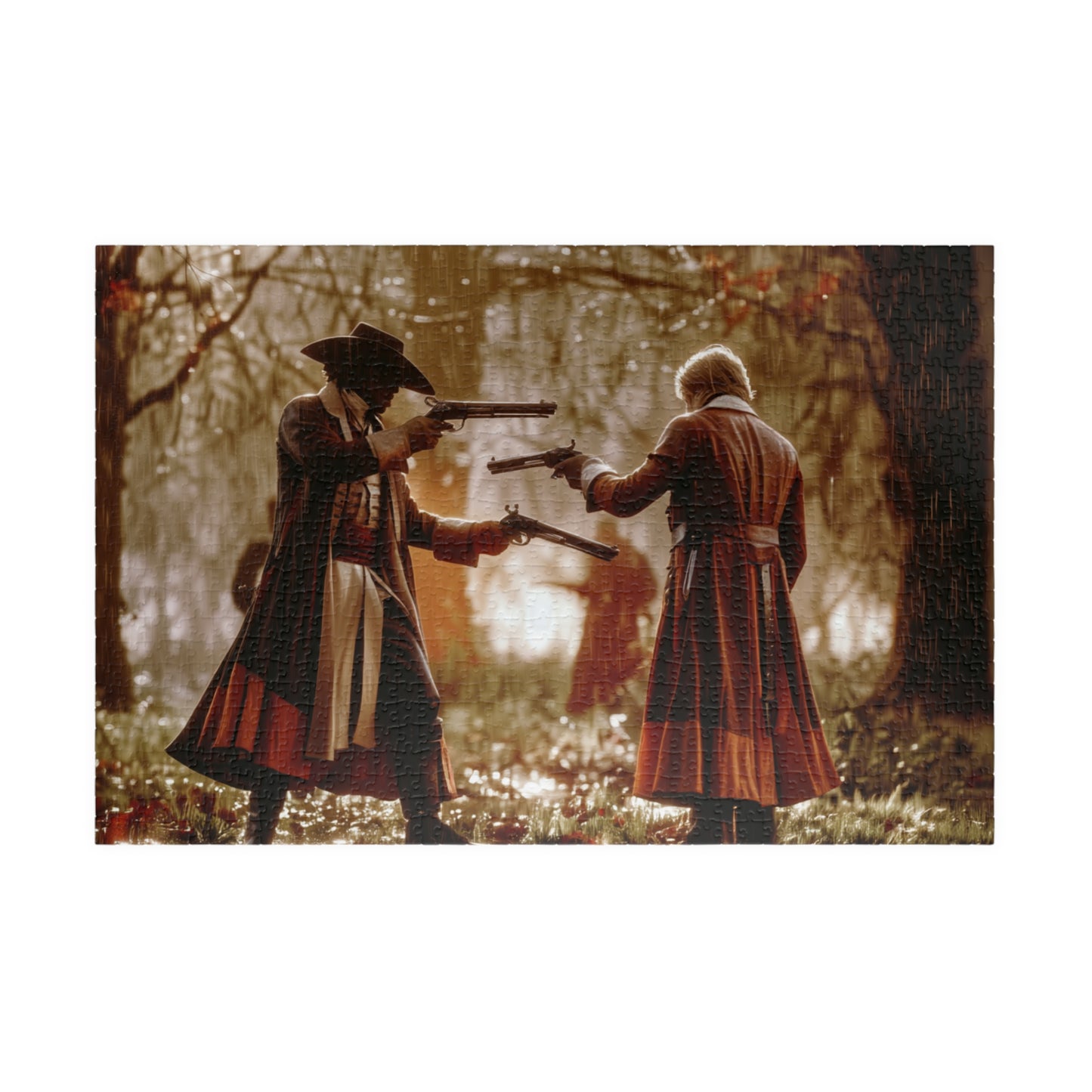 The Duel At Dawn, Gunsmoke and Resolve (Jigsaw Puzzle)