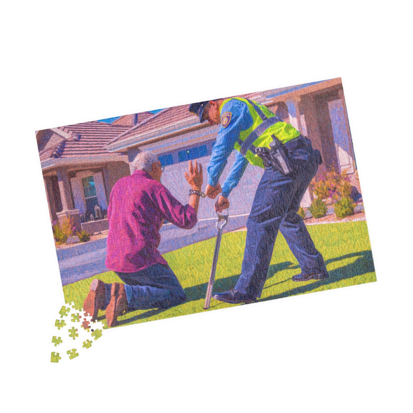 HOA Lawn Order, Suburban Justice (Jigsaw Puzzle)