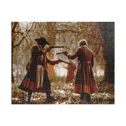 The Duel At Dawn, Gunsmoke and Resolve (Jigsaw Puzzle)