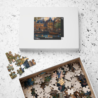 Canal at Dusk, Dutch Dreams (Jigsaw Puzzle)