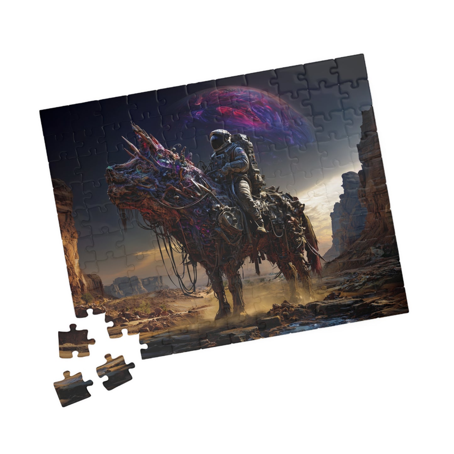Echo and the Astronaut, The Iron Steed of Andromeda (Jigsaw Puzzle)