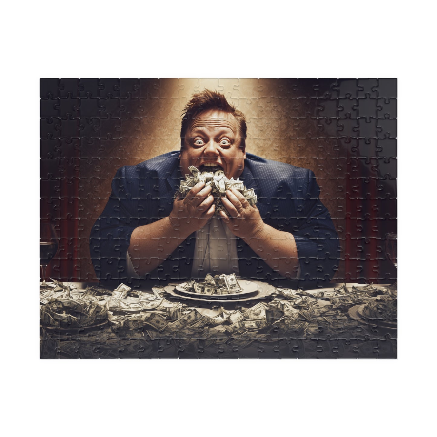 Feast of the Almighty Dollar, The Money Devourer (Jigsaw Puzzle)