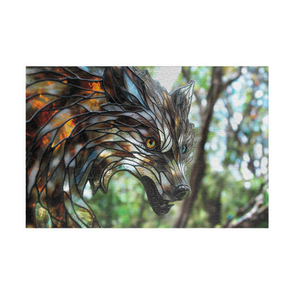 Lupine Prism, Crystalline Wolf (Jigsaw Puzzle)
