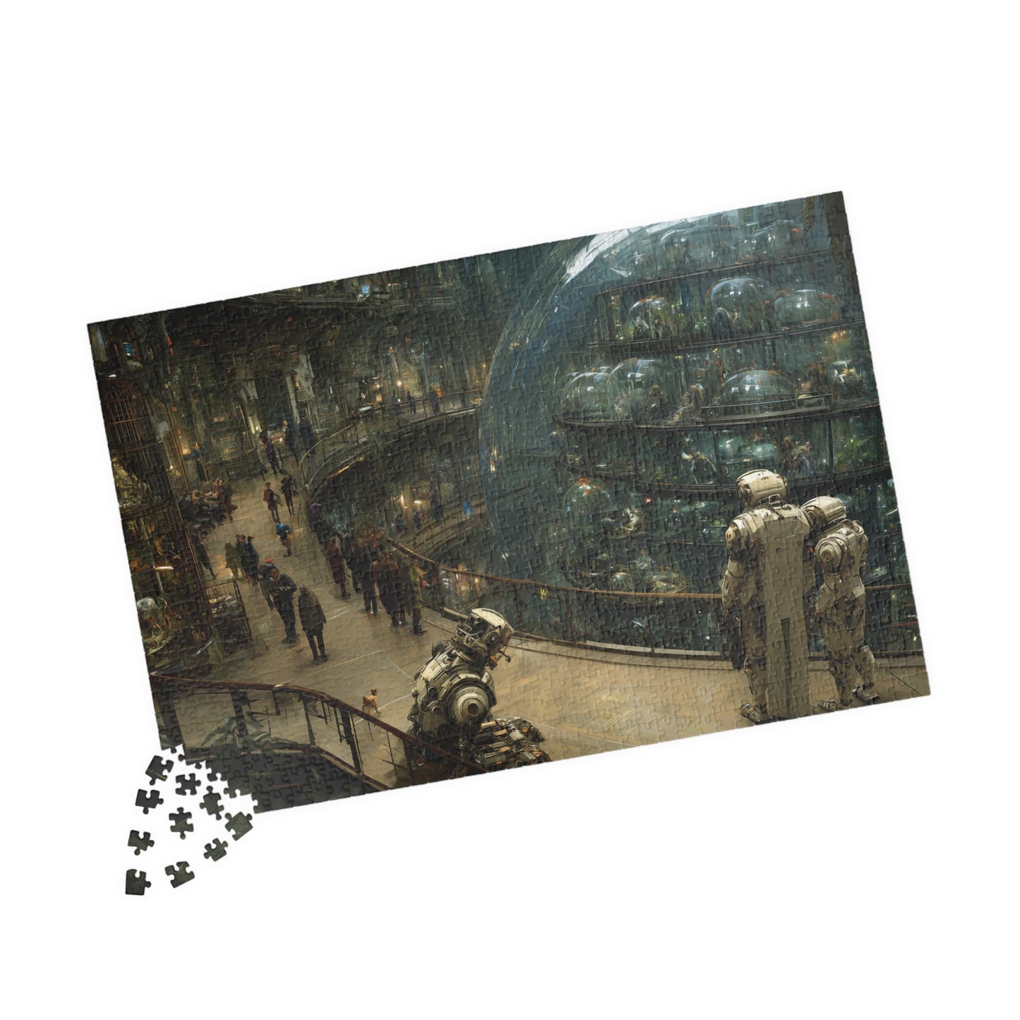 Glass Gardens of Tomorrow, Curators of the Forgotten Wild (Jigsaw Puzzle)