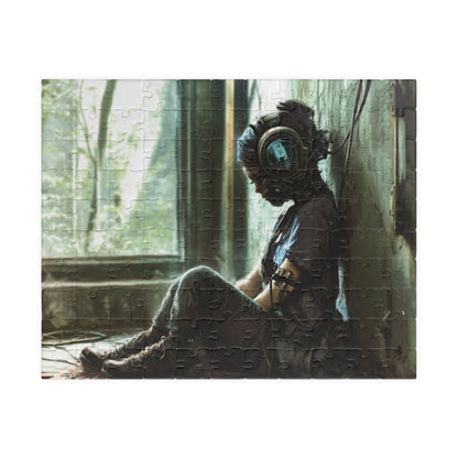 Plugged In, A Dystopian Virtual Connection (jigsaw puzzle)