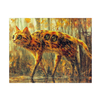 Engineered Curiosity, Cat Walking Through The Swamp (jigsaw puzzle)