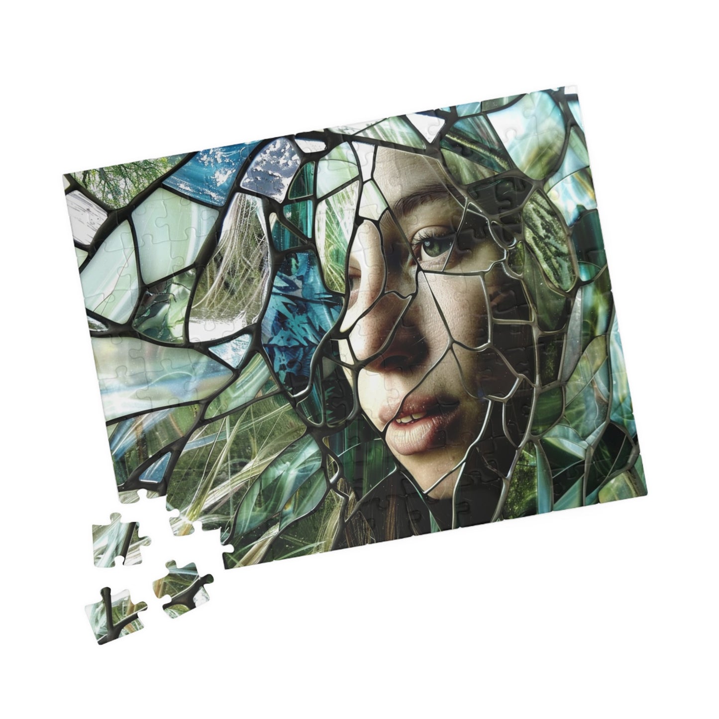 Human in Pieces, Shimmering Flesh (Jigsaw Puzzle)