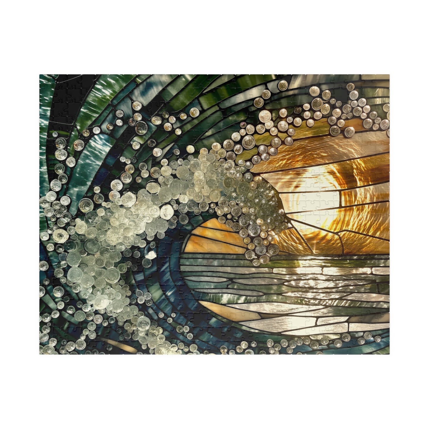 Ephemeral Splash, Frozen in Glass (Jigsaw Puzzle)