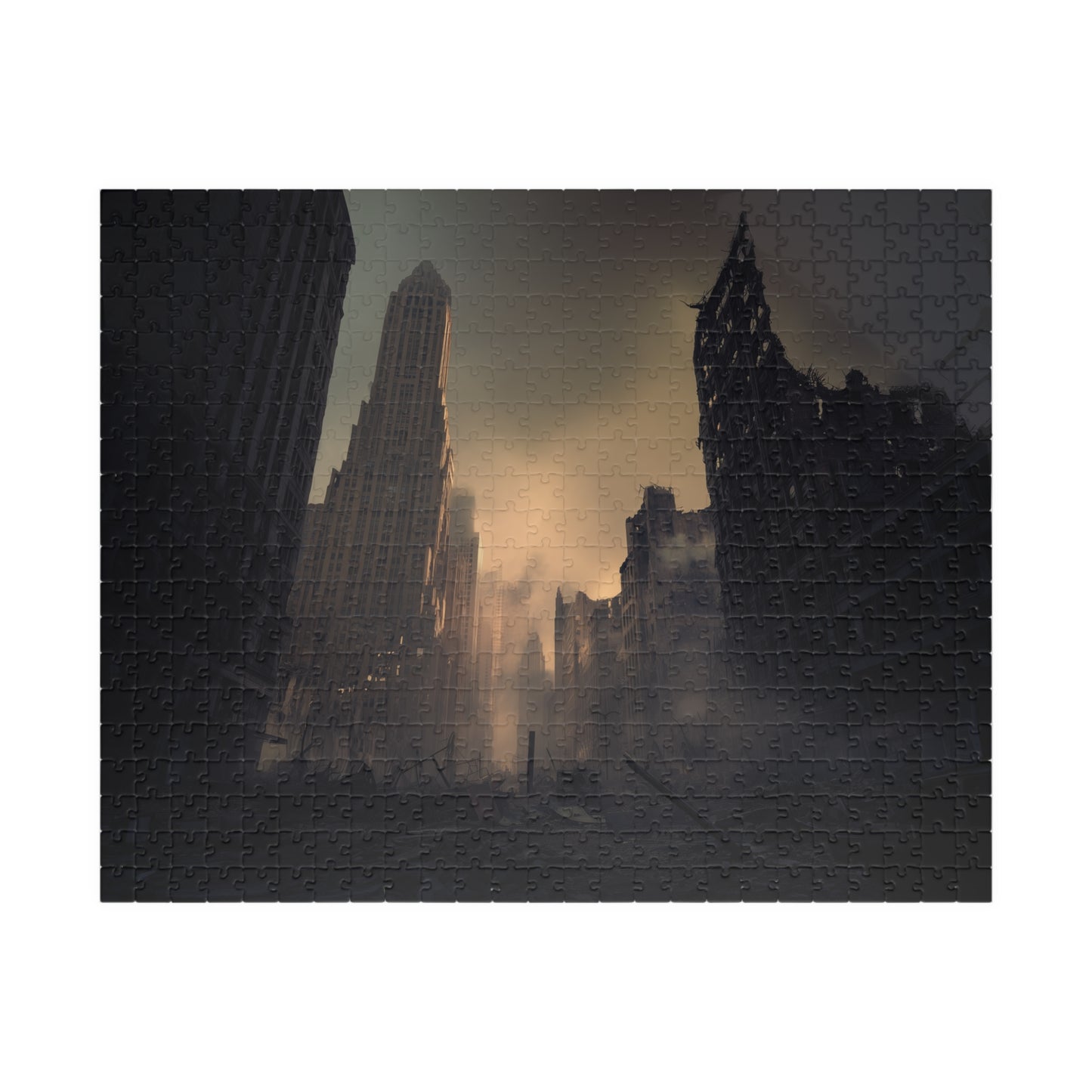 Urban Desolation, The Last Dawn of Metropolis (Jigsaw Puzzle)