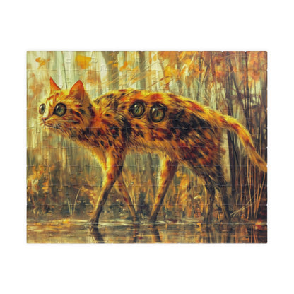 Engineered Curiosity, Cat Walking Through The Swamp (jigsaw puzzle)