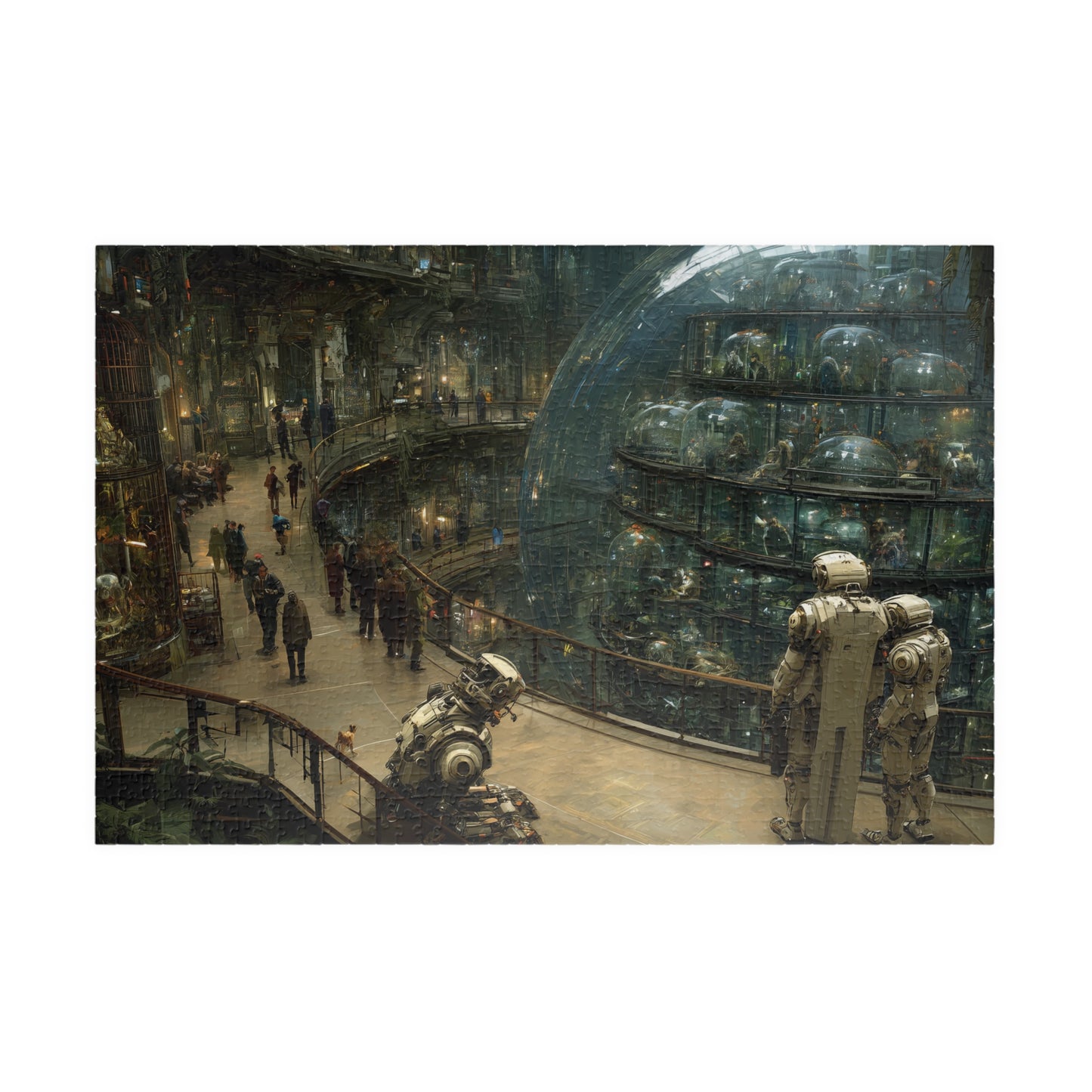 Glass Gardens of Tomorrow, Curators of the Forgotten Wild (Jigsaw Puzzle)