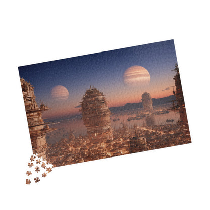 Utopian Orbit, Cosmic City (Jigsaw Puzzle)