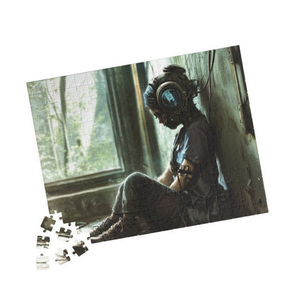 Plugged In, A Dystopian Virtual Connection (jigsaw puzzle)