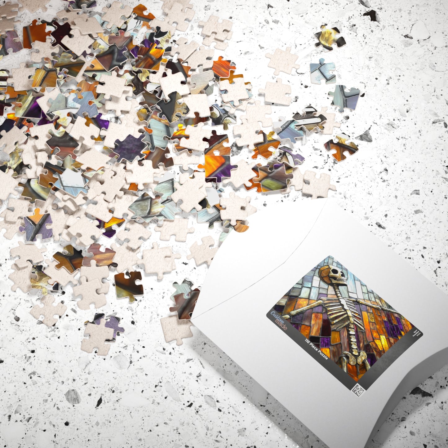 Bones of Glass, Mosaic Skeleton (Jigsaw Puzzle)