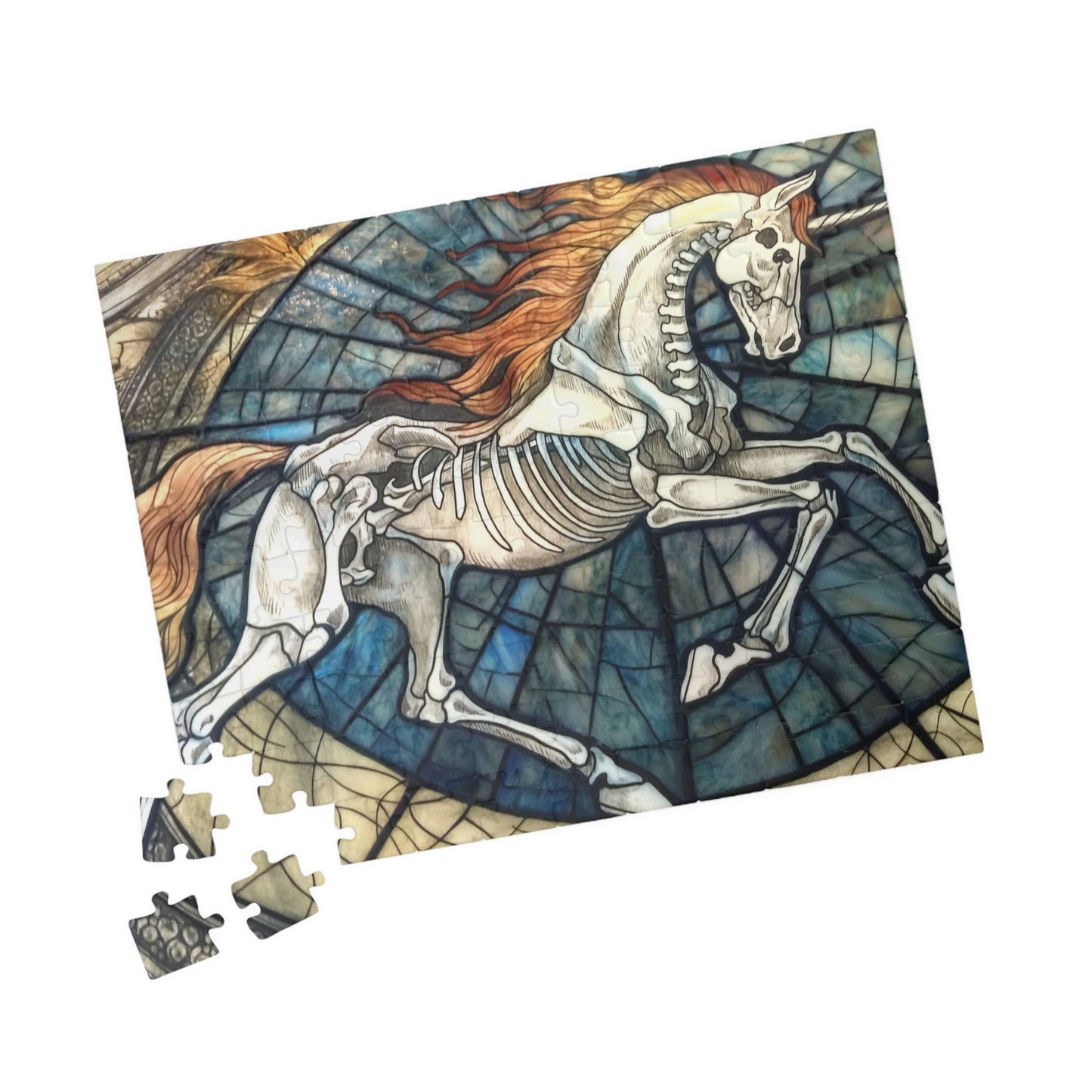 Phantom of the Glade, Stained Unicorn (Jigsaw Puzzle)