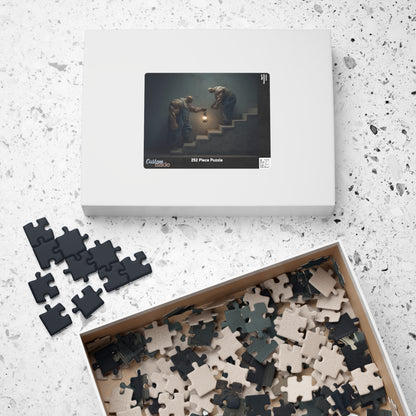 2 Men... 1 Light, The Delicate Burden (Jigsaw Puzzle)