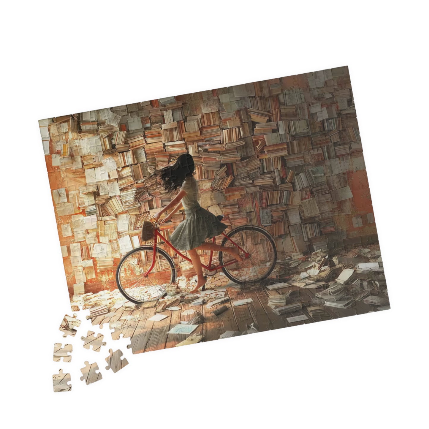 The Scholar's Escape, Wall of Books (Jigsaw Puzzle)