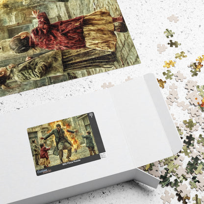 Spontaneous Combustion, A Street Show (Jigsaw Puzzle)