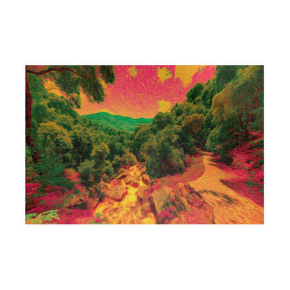 Chromatic Wilderness, Psychedelic Forest Dream (Jigsaw Puzzle)