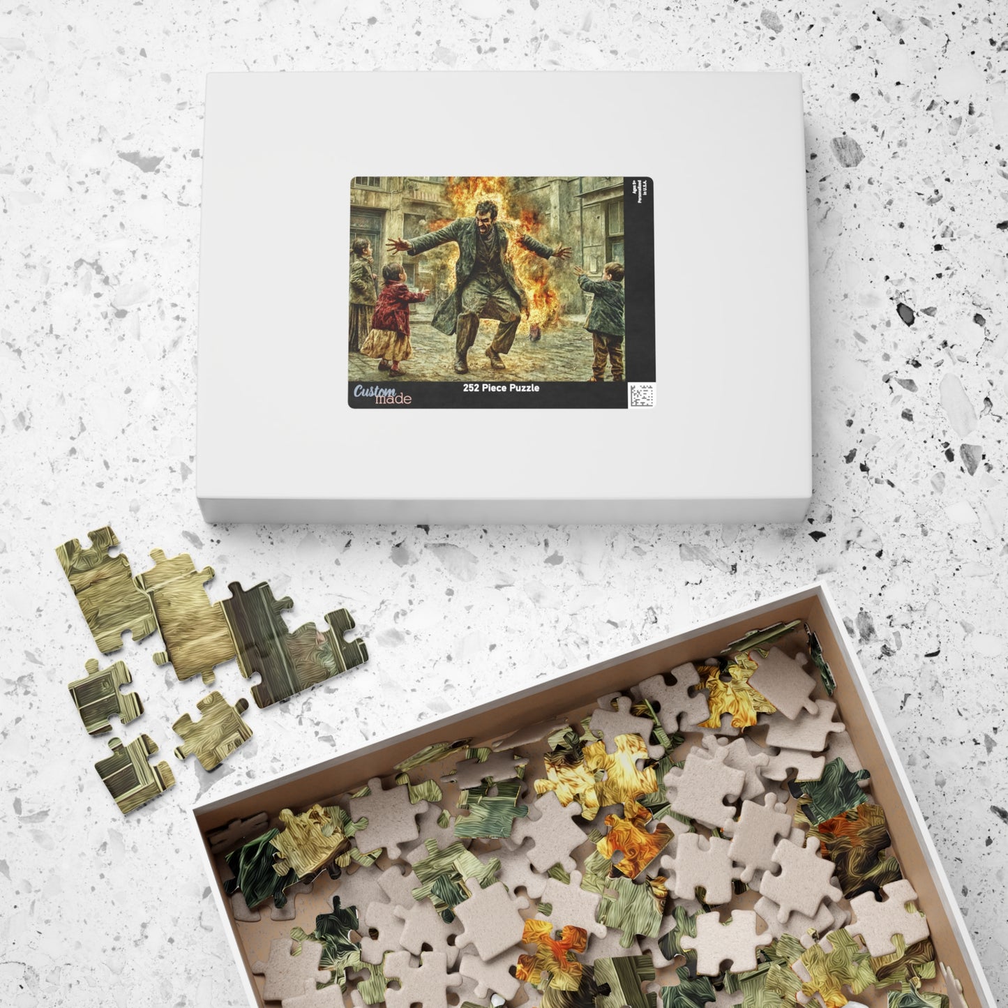 Spontaneous Combustion, A Street Show (Jigsaw Puzzle)