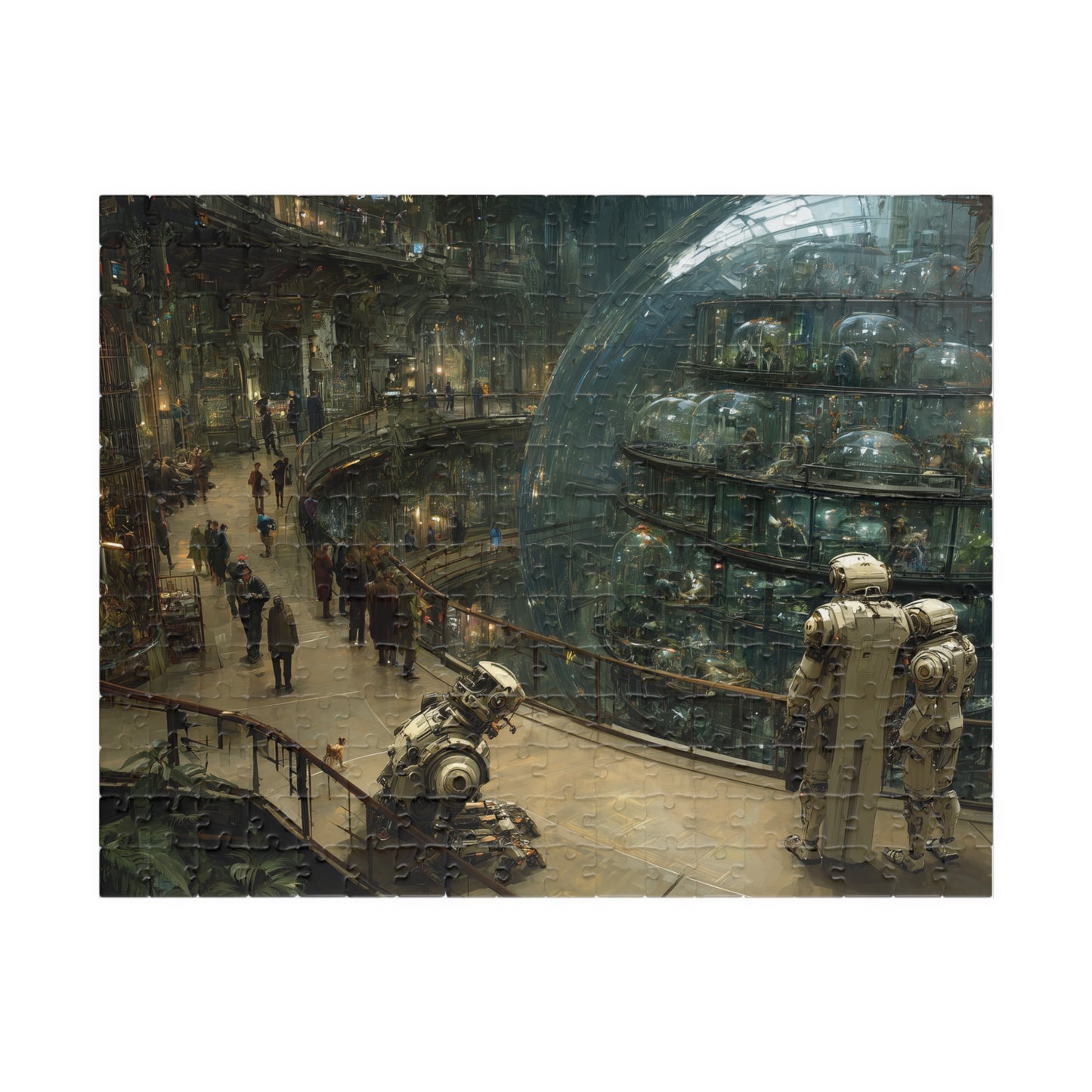 Glass Gardens of Tomorrow, Curators of the Forgotten Wild (Jigsaw Puzzle)