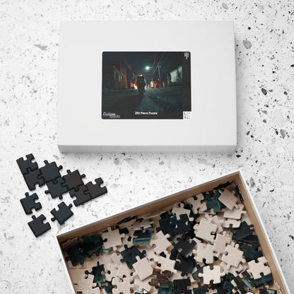 Midnight Prowler, Feline Alley Walk (Jigsaw Puzzle)