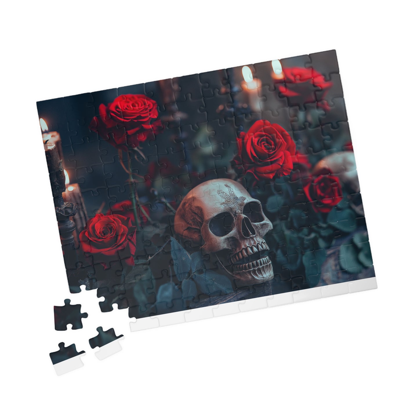 Mortal Bloom, Rose for a Skull (Jigsaw Puzzle)