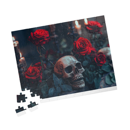 Mortal Bloom, Rose for a Skull (Jigsaw Puzzle)