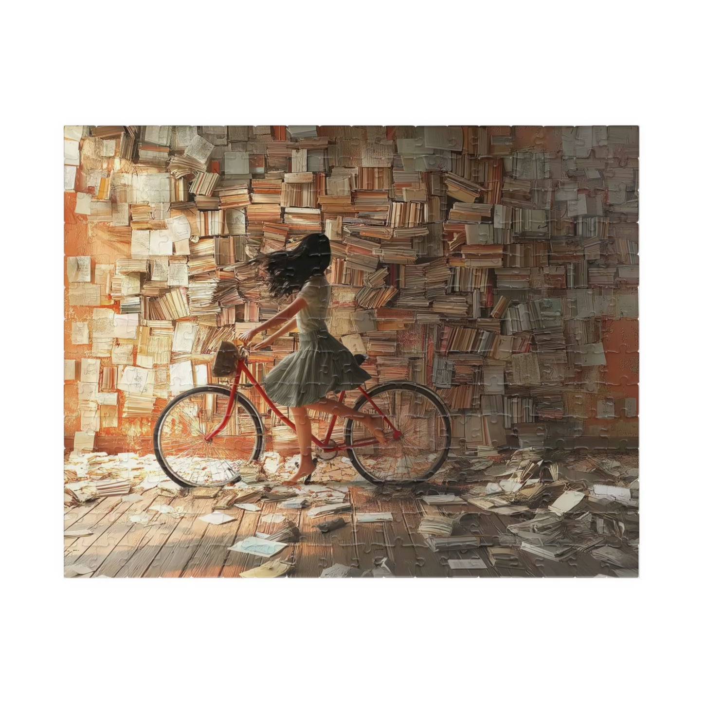 The Scholar's Escape, Wall of Books (Jigsaw Puzzle)