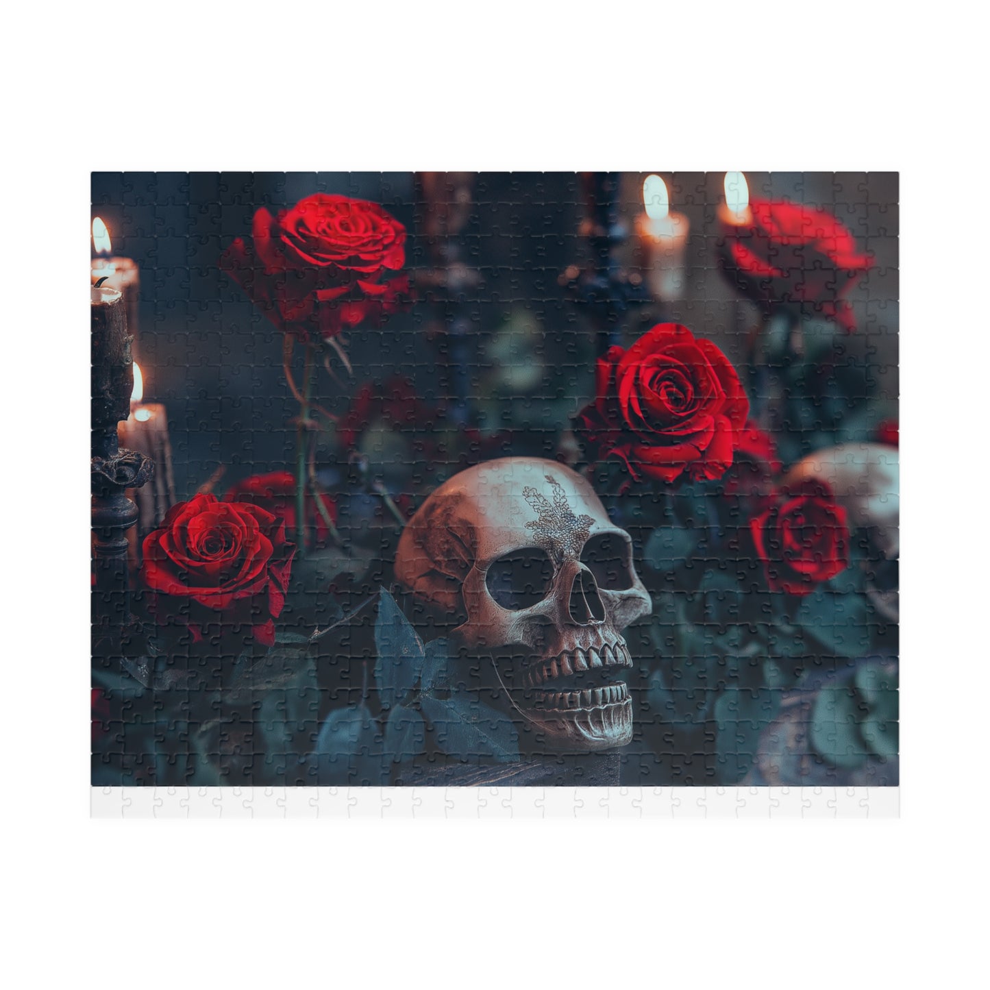 Mortal Bloom, Rose for a Skull (Jigsaw Puzzle)