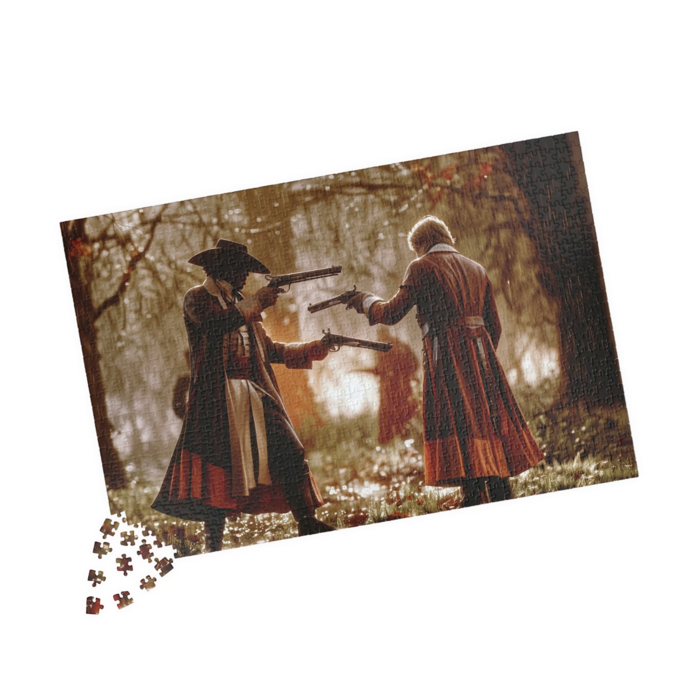 The Duel At Dawn, Gunsmoke and Resolve (Jigsaw Puzzle)