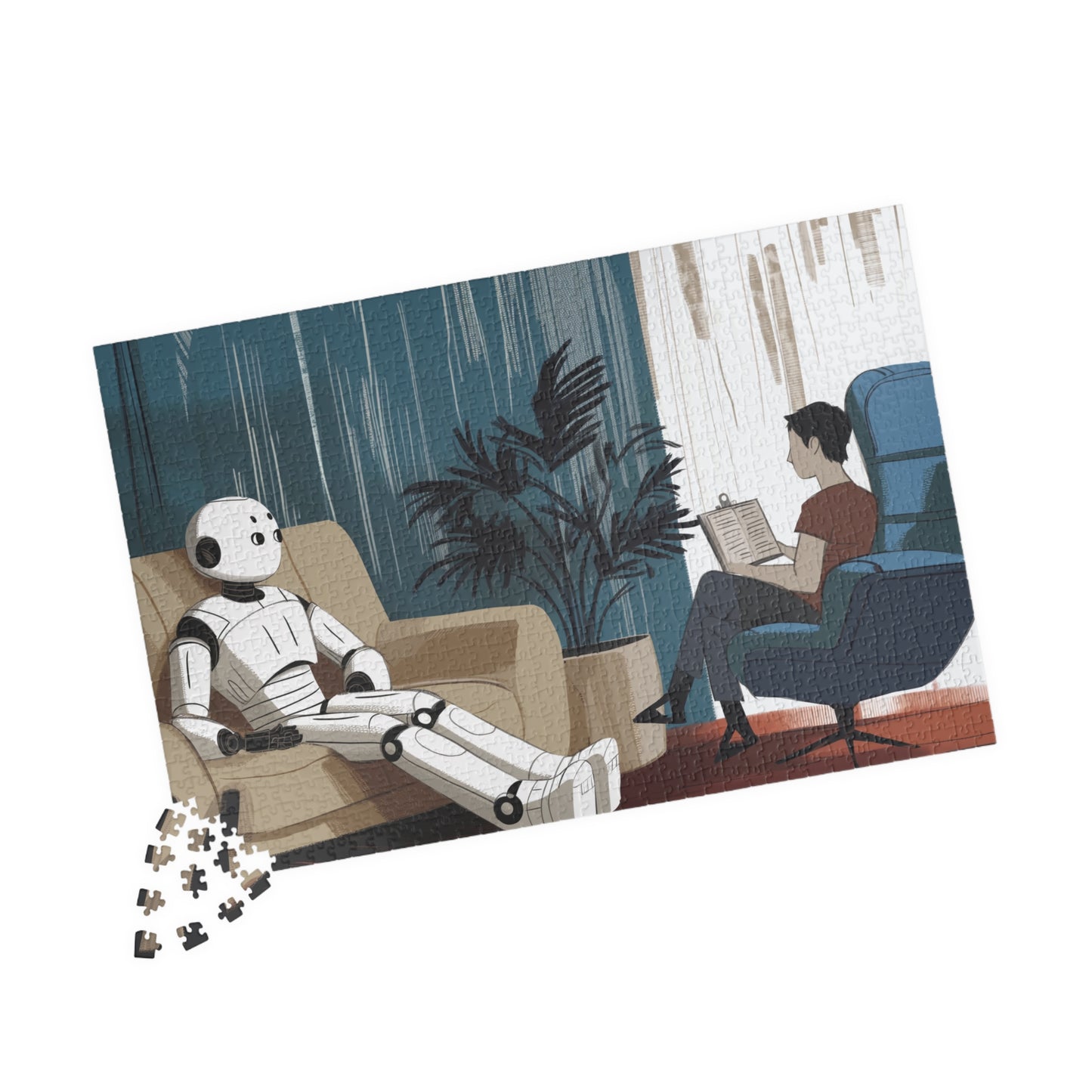 Robot Therapy, Digital Depression (jigsaw puzzle)