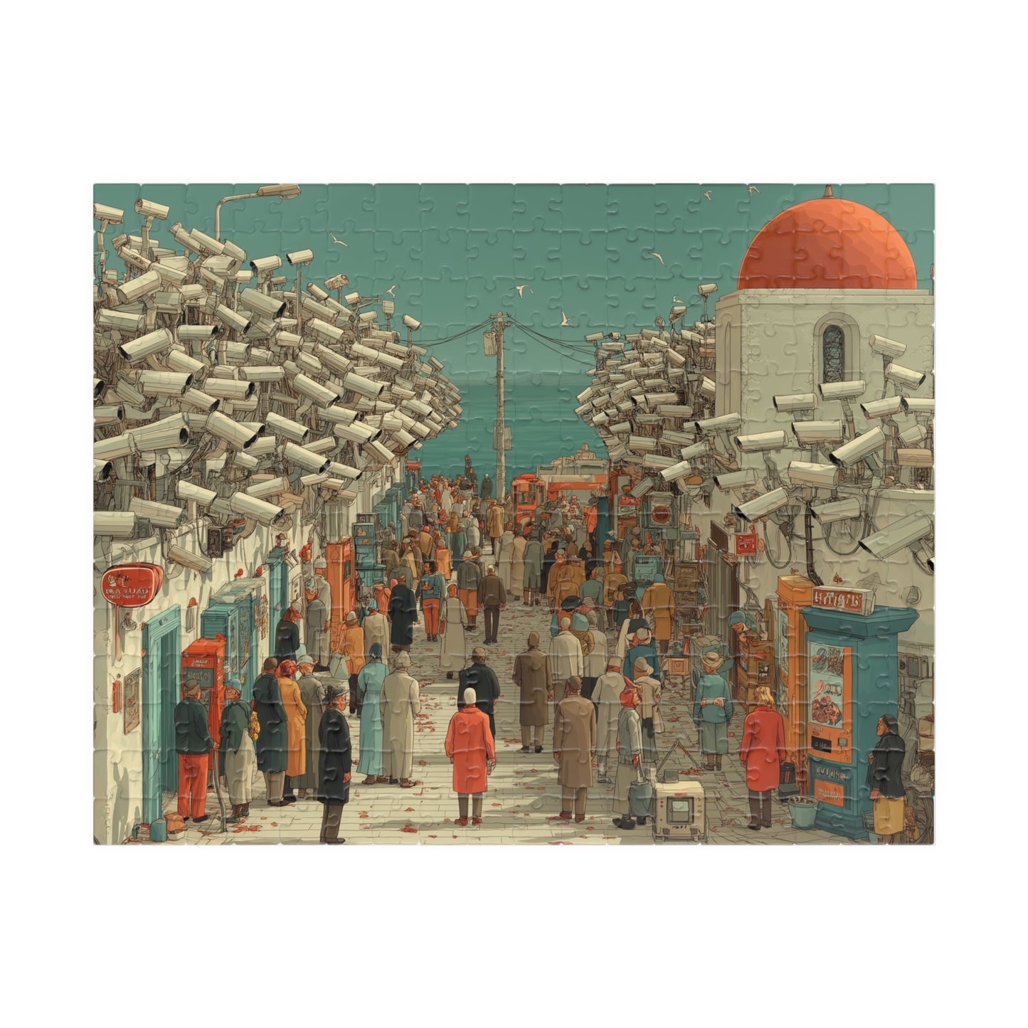 Say Cheese or Else, Crowdsourced Surveillance (Jigsaw Puzzle)