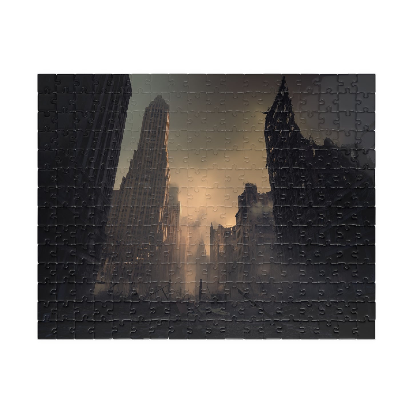 Urban Desolation, The Last Dawn of Metropolis (Jigsaw Puzzle)
