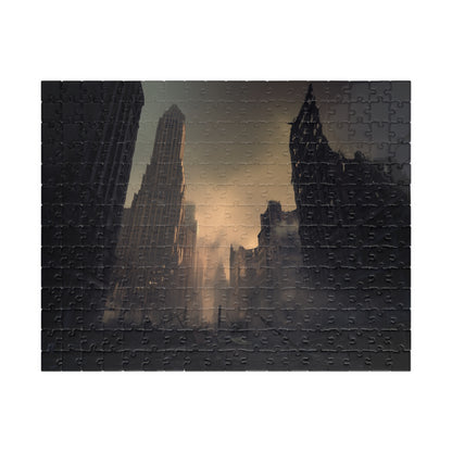 Urban Desolation, The Last Dawn of Metropolis (Jigsaw Puzzle)