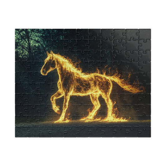 Nightmare, Horse on Fire (Jigsaw Puzzle)