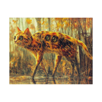 Engineered Curiosity, Cat Walking Through The Swamp (jigsaw puzzle)