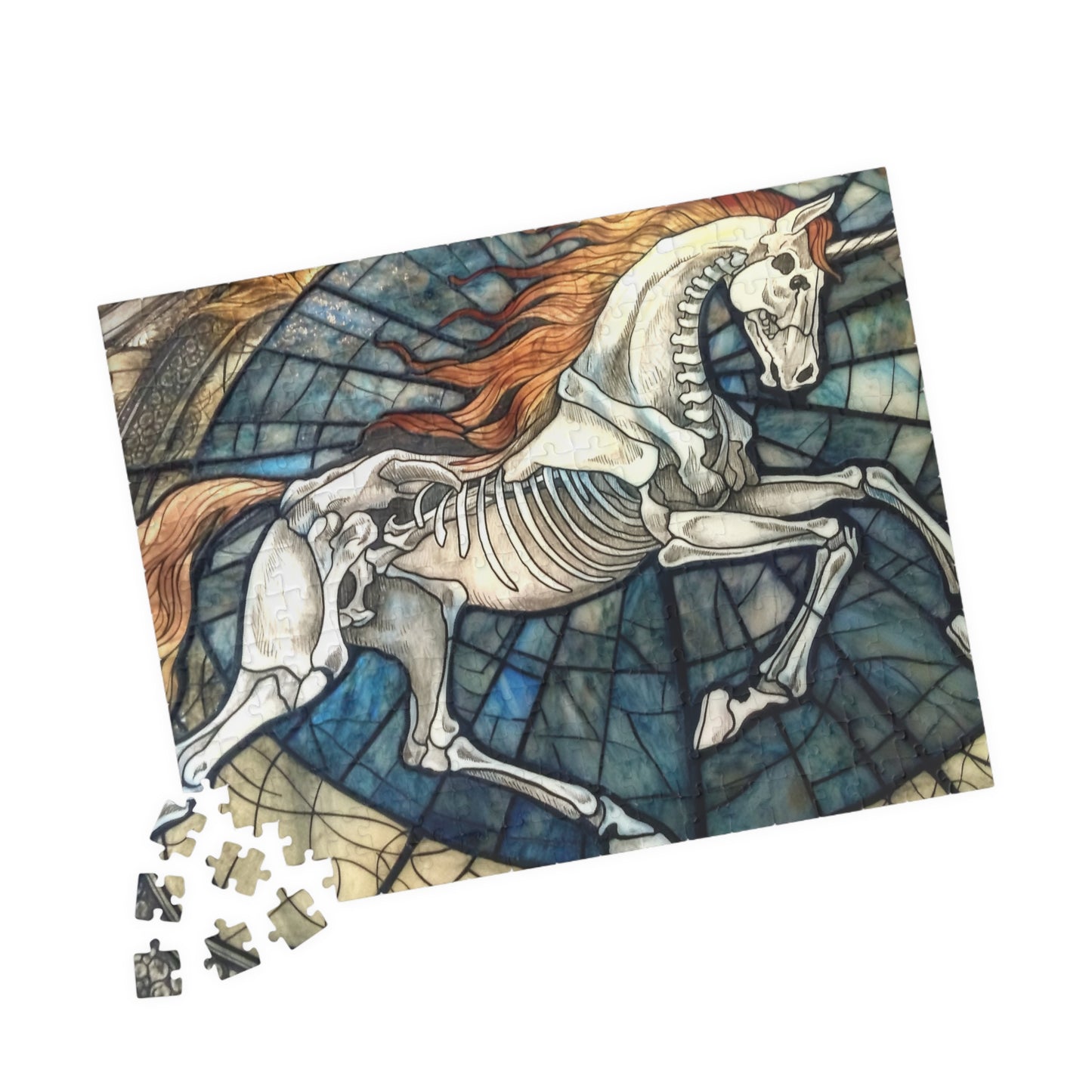Phantom of the Glade, Stained Unicorn (Jigsaw Puzzle)