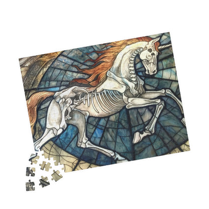 Phantom of the Glade, Stained Unicorn (Jigsaw Puzzle)