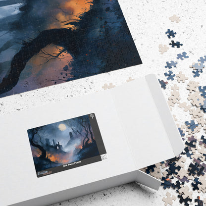 Twilight Among the Ruins, Whispers Beneath the Moon (Jigsaw Puzzle)