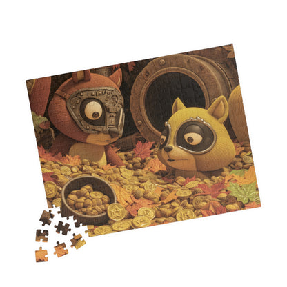 Scavenging For Winter, The Great Acorn Heist (Jigsaw Puzzle)