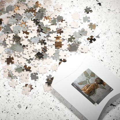 Urban Bloom,  A Modern Muse in Motion (Jigsaw Puzzle)