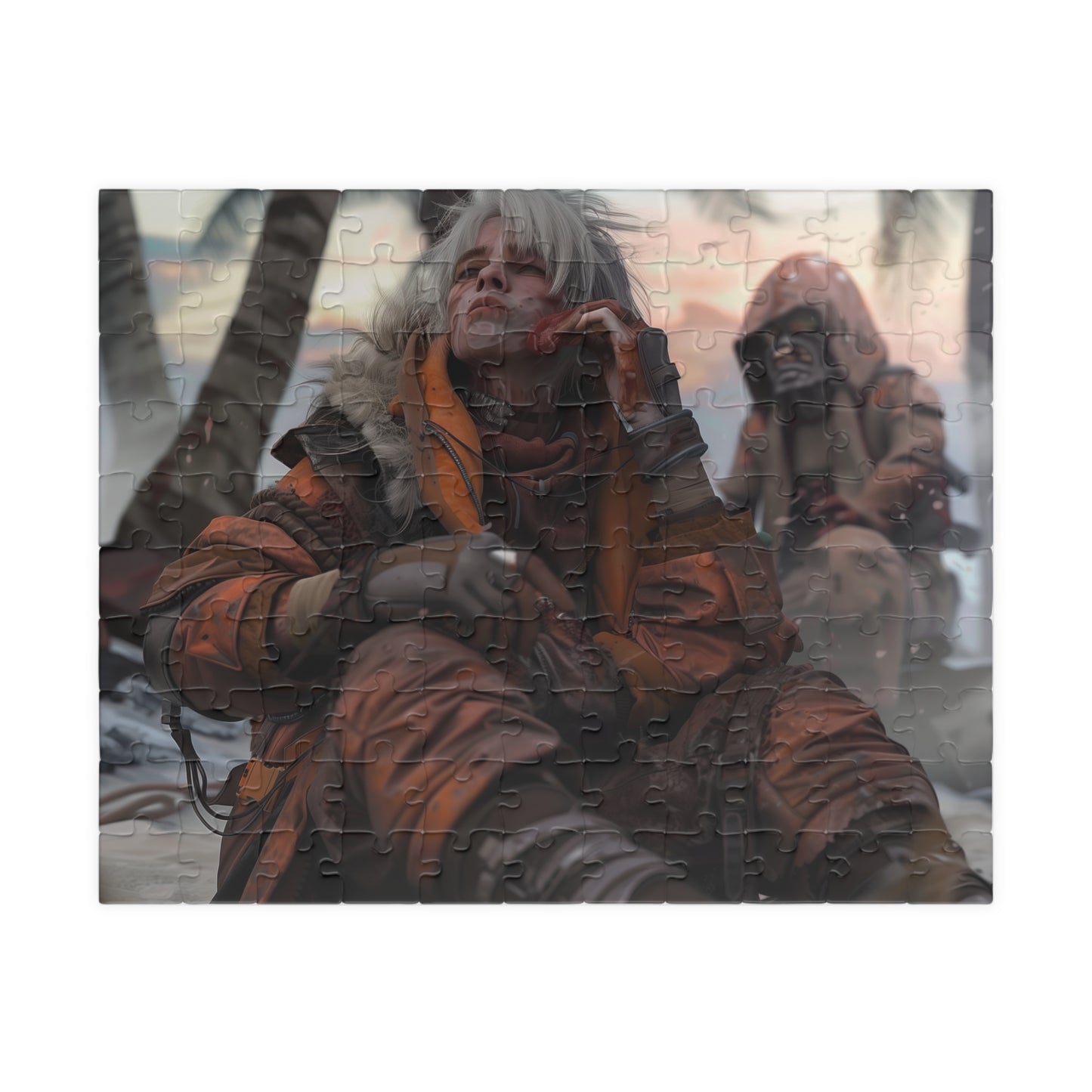 Wasteland Sustenance, A Scavenger's Lunch (Jigsaw Puzzle)